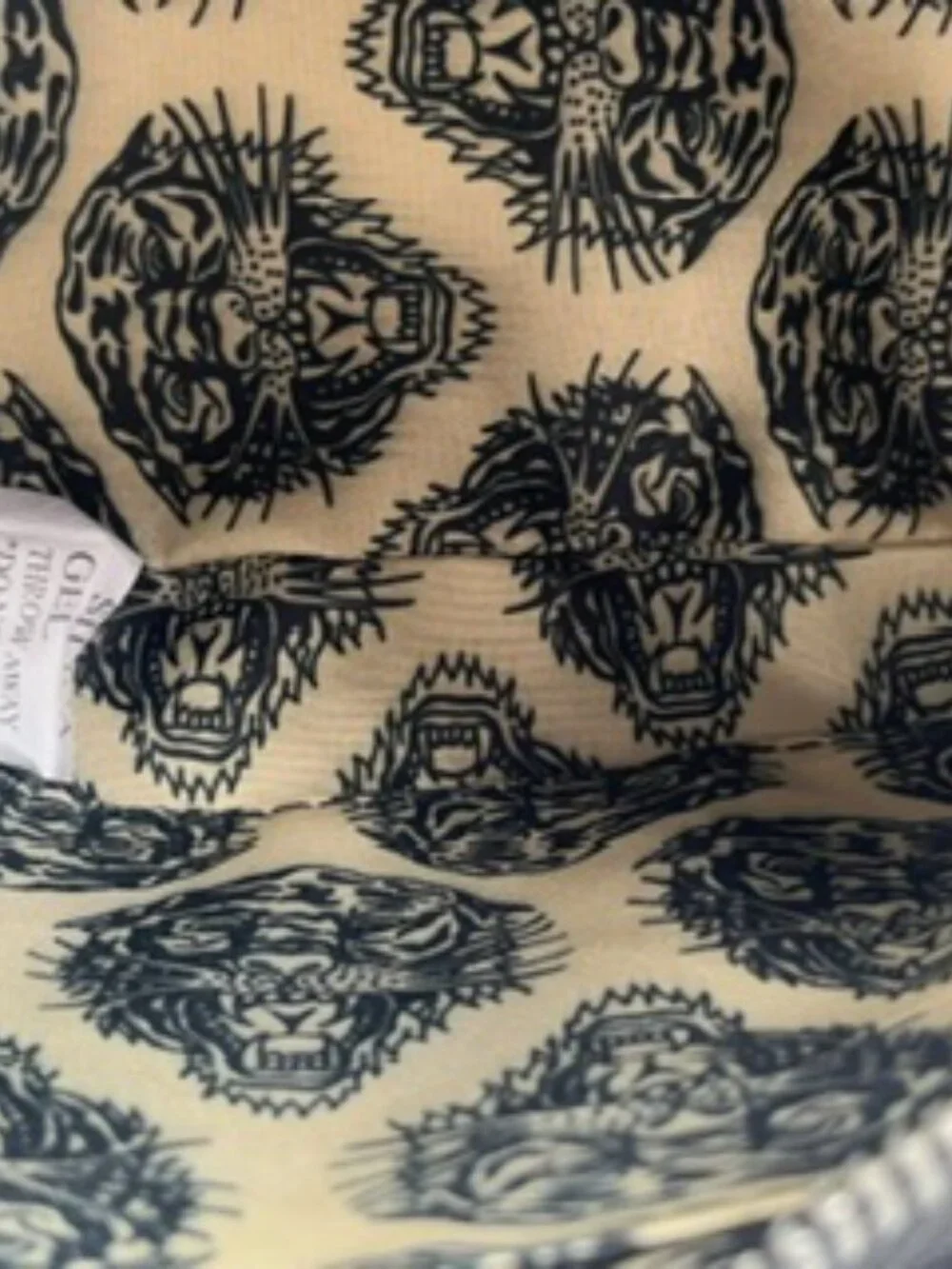 NEW Ed Hardy Crescent Hobo Bag Skull Rose Pink and Black tattoo Print Y2K Purse